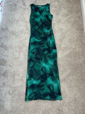 Hello Molly For The Party Emerald Green Floral Maxi
